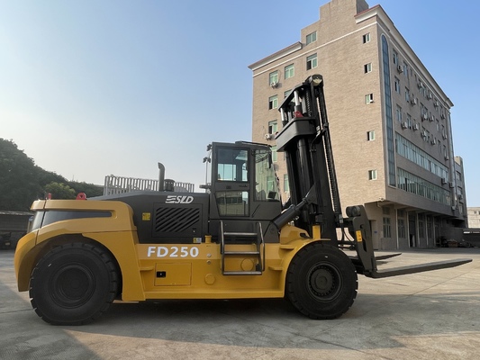 Front Wheel Heavy Load Forklift Speed 0-20 Km/h and Steering Type Front Or Rear Wheel for Heavy-Duty Applications