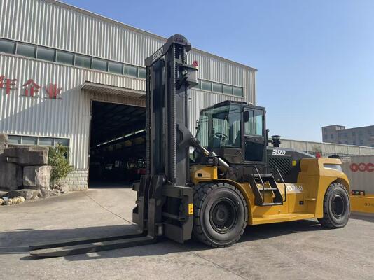 Overload Protection Heavy Lift Forklift Featuring Service Weight 42000kgs and Overall Size 7200x2550x3460mm Ideal for Heavy Duty Operations