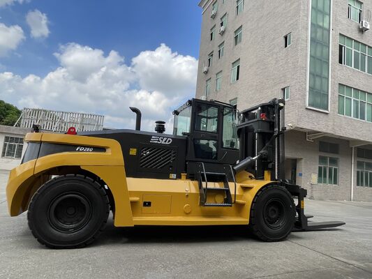 Container Handling 28 Ton High Lift Diesel Forklift Truck FD280 5500mm Mast