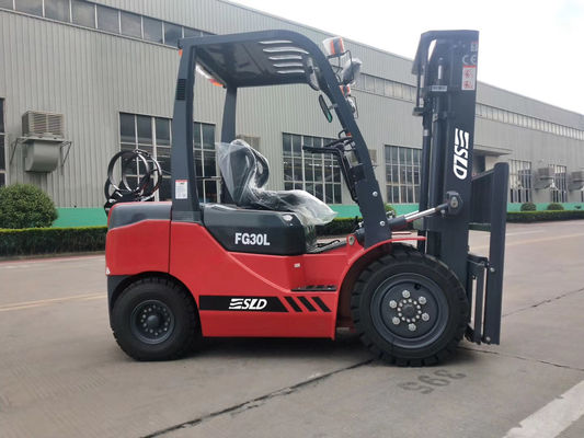 3000mm 6k 3t Dual Fuel Gasoline LPG Forklift Machine