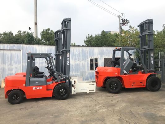 Hydraulic Diesel Operated Forklift 4 Ton With Bale Clamp