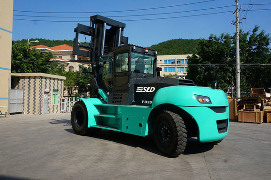 Automatic Transmission 20T Heavy Lift Forklift With CUMMINS Engine