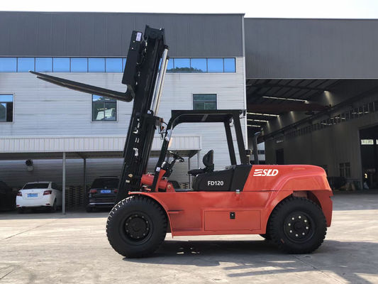 FD150 15 Ton Diesel Heavy Duty Forklift Truck Yuchai Engine 4.0g Mast Container Handling