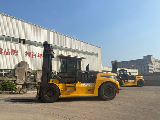 FD350 35 Ton Ultra Heavy Lift Forklift Truck With Turbocharged Weichai WD12 Engine