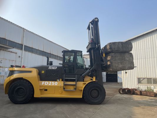 High Capacity Heavy Lift Forklift Rated Load 15000kgs Mast Lifting Height 3000mm Steering Type Front Or Rear Wheel