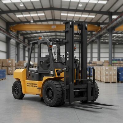 FD250 25 Ton Diesel Heavy Duty Forklift Truck Weichai Engine 5.5g Mast Container Handling