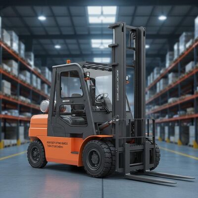 FD160 16 Ton Diesel Heavy Duty Forklift Truck Cummins Engine 4.5g Mast Steel Industry