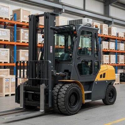 FD400 40 Ton Heavy Lift Forklift Truck For Container Terminal Handling