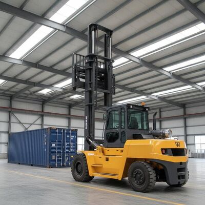 FD200 20 Ton Diesel Heavy Duty Forklift Truck Weichai Engine 5.5g Mast Container Handling