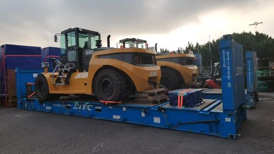FD180 Container Yard Handling 18 Ton Heavy Lift Forklift Truck With Side Shift