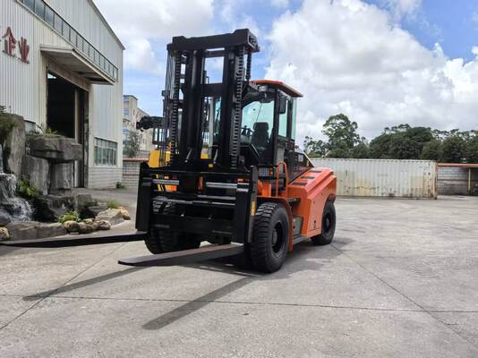 SLD FD160 16 Ton Heavy Duty Diesel Forklift Truck 4000mm Mast Weichai Engine