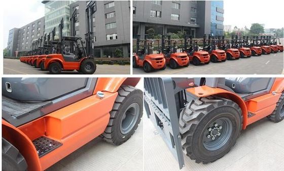 Counterweight 4WD 4X4 2.5 Tons 3000mm Rough Terrain Forklift