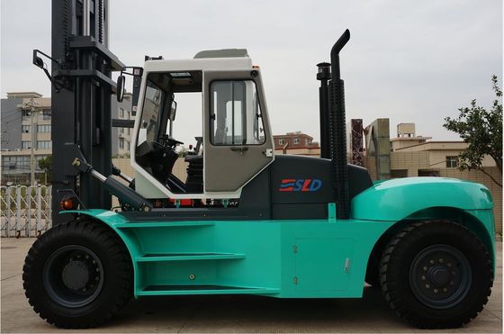 High Rise 20 ton 44k Counterbalance Fork Truck With Cabin A C