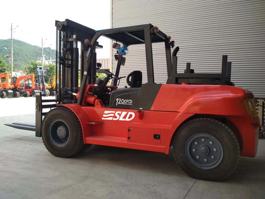 FD120 3000mm Mast lifting 12000kgs 12 Ton Heavy Fork Lift Truck