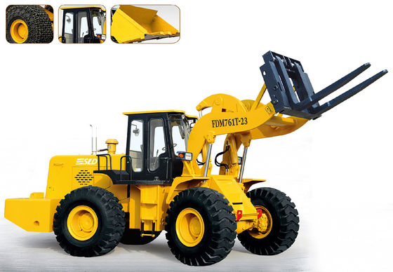 175kw 3430mm Mast 23 Tons Lifting Block Forklift Loader