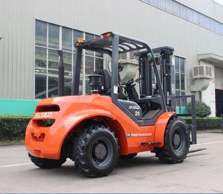Counterweight 4WD 4X4 2.5 Tons 3000mm Rough Terrain Forklift