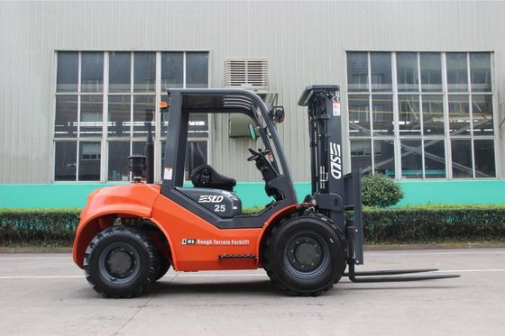 Counterweight 4WD 4X4 2.5 Tons 3000mm Rough Terrain Forklift