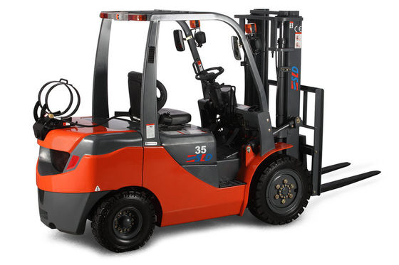 Hydraulic 3.5 Ton FY35 Lp Gas Forklift Automatic Transmission