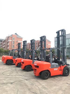 Hydraulic Diesel Operated Forklift 4 Ton With Bale Clamp