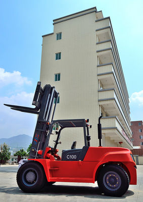 3000mm FD100 Material Handling 10t Diesel Forklift Truck