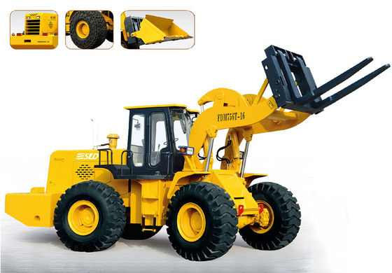 16t  Front End Forklift Wheel Loader For Handling Marble