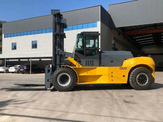 Weichai Engine Heavy Lift Forklift Container Handling Orange Red Yellow Color