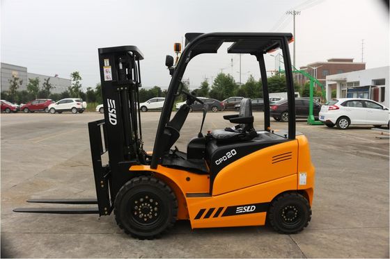 Industrial Mini Electric Forklift 2000kgs Load With Pneumatic Tyre