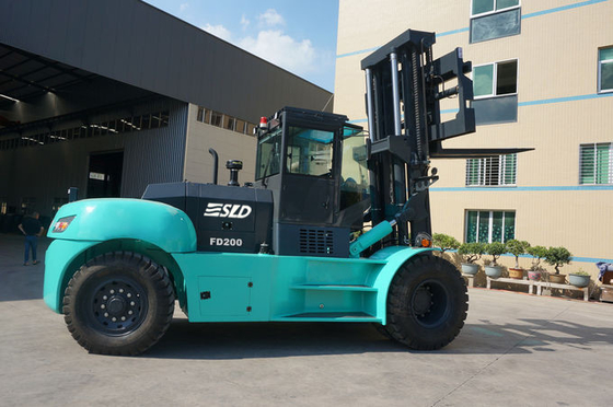 20 Ton 25 Ton Box Type Mast Heavy Lift Forklift For Logistic Yard